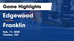 Edgewood  vs Franklin  Game Highlights - Feb. 11, 2020