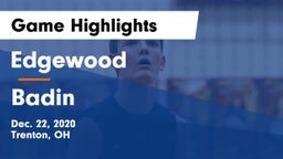 Edgewood  vs Badin  Game Highlights - Dec. 22, 2020