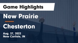 New Prairie  vs Chesterton  Game Highlights - Aug. 27, 2022