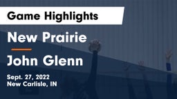 New Prairie  vs John Glenn Game Highlights - Sept. 27, 2022