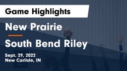 New Prairie  vs South Bend Riley Game Highlights - Sept. 29, 2022