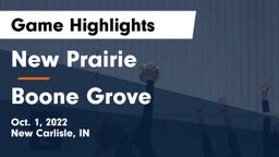 New Prairie  vs Boone Grove  Game Highlights - Oct. 1, 2022