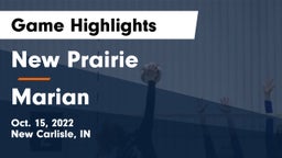 New Prairie  vs Marian  Game Highlights - Oct. 15, 2022