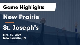 New Prairie  vs St. Joseph's  Game Highlights - Oct. 15, 2022