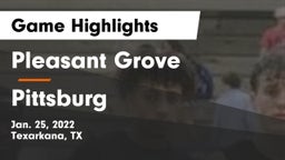 Pleasant Grove  vs Pittsburg  Game Highlights - Jan. 25, 2022