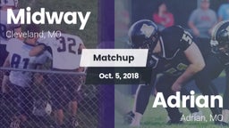 Matchup: Midway  vs. Adrian  2018