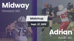 Matchup: Midway  vs. Adrian  2019