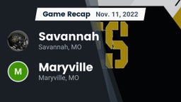 Recap: Savannah  vs. Maryville  2022