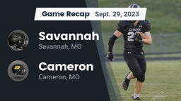 Recap: Savannah  vs. Cameron  2023