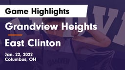 Grandview Heights  vs East Clinton  Game Highlights - Jan. 22, 2022