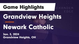Grandview Heights  vs Newark Catholic  Game Highlights - Jan. 3, 2024