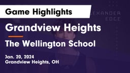 Grandview Heights  vs The Wellington School Game Highlights - Jan. 20, 2024