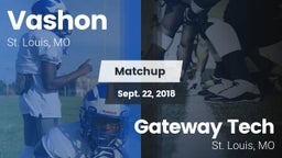 Matchup: Vashon  vs. Gateway Tech  2018