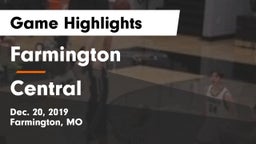 Farmington  vs Central  Game Highlights - Dec. 20, 2019