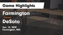 Farmington  vs DeSoto  Game Highlights - Jan. 14, 2020