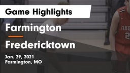 Farmington  vs Fredericktown  Game Highlights - Jan. 29, 2021