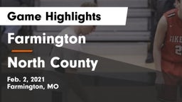 Farmington  vs North County  Game Highlights - Feb. 2, 2021