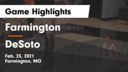 Farmington  vs DeSoto  Game Highlights - Feb. 23, 2021