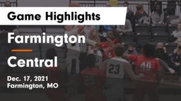 Farmington  vs Central  Game Highlights - Dec. 17, 2021