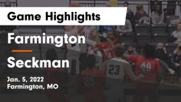 Farmington  vs Seckman  Game Highlights - Jan. 5, 2022