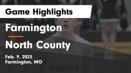 Farmington  vs North County  Game Highlights - Feb. 9, 2023