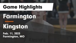 Farmington  vs Kingston   Game Highlights - Feb. 11, 2023