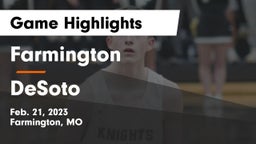 Farmington  vs DeSoto  Game Highlights - Feb. 21, 2023
