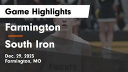 Farmington  vs South Iron  Game Highlights - Dec. 29, 2023