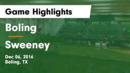 Boling  vs Sweeney Game Highlights - Dec 06, 2016