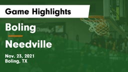 Boling  vs Needville Game Highlights - Nov. 23, 2021
