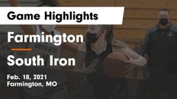 Farmington  vs South Iron  Game Highlights - Feb. 18, 2021