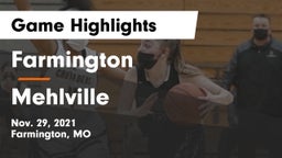 Farmington  vs Mehlville  Game Highlights - Nov. 29, 2021