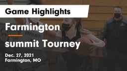 Farmington  vs summit Tourney Game Highlights - Dec. 27, 2021