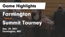Farmington  vs Summit Tourney Game Highlights - Dec. 29, 2021