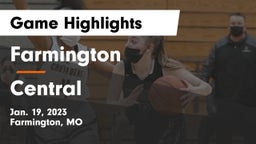 Farmington  vs Central  Game Highlights - Jan. 19, 2023