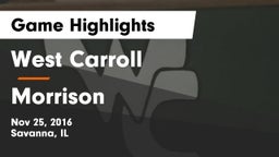 West Carroll  vs Morrison Game Highlights - Nov 25, 2016