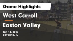 West Carroll  vs Easton Valley Game Highlights - Jan 14, 2017