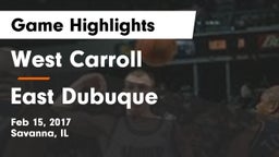 West Carroll  vs East Dubuque Game Highlights - Feb 15, 2017