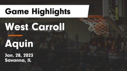 West Carroll  vs Aquin  Game Highlights - Jan. 28, 2023