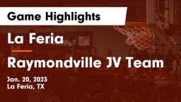 La Feria  vs Raymondville JV Team Game Highlights - Jan. 20, 2023