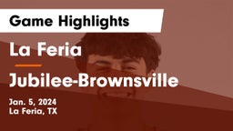 La Feria  vs Jubilee-Brownsville Game Highlights - Jan. 5, 2024
