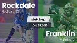 Matchup: Rockdale  vs. Franklin  2016