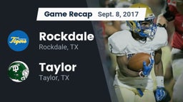 Recap: Rockdale  vs. Taylor  2017