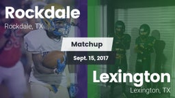 Matchup: Rockdale  vs. Lexington  2017