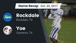 Recap: Rockdale  vs. Yoe  2017