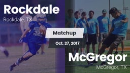 Matchup: Rockdale  vs. McGregor  2017