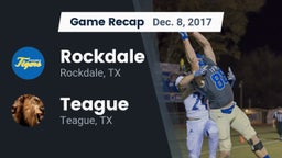 Recap: Rockdale  vs. Teague  2017