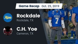 Recap: Rockdale  vs. C.H. Yoe  2019