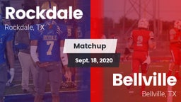 Matchup: Rockdale  vs. Bellville  2020
