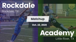Matchup: Rockdale  vs. Academy  2020